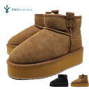 EMU Australia エミュ Foy Flatform Micro 撥水 シープスキン ムートン ムートンブーツ 厚底 プラットフォーム ボア 靴 ブーツ...