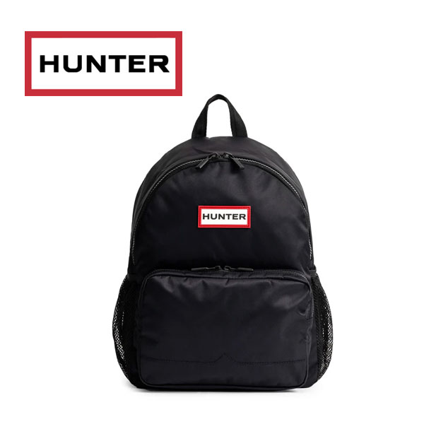 HUNTER 헌터 나일론 클래식 백팩 데일리 여행 평상시 사용 캐주얼 심플 기능 발수 가공 블랙 UBB3630KBM