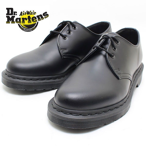 Dr.Martens ドクターマーチン 1461 MONO 3EYE SHOE 14345001 BLACK　3ホール 短靴 レディース メンズ 定番