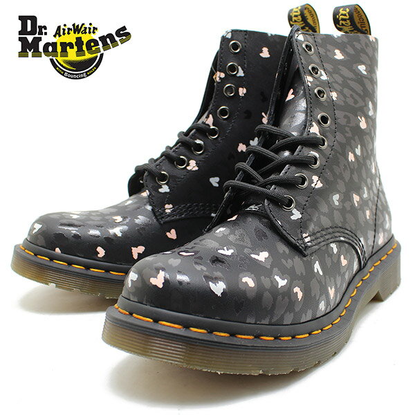 Dr.Martens ドクターマーチン 1460 PASCAL 8EYE BOOT 25481001 BLACK MULTI カスタムケオスハート