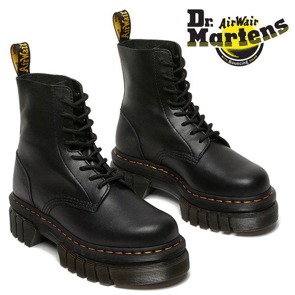 Dr.Martens ドクターマーチン AUDRICK 8 ホール ブーツ 27149001 アンクル丈 レースアップブーツ 軽量 厚底ソール