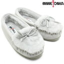 Minnetonka ミネトンカ 正規品 KYLAH SLIPPER キーラスリッパー ボアモカシン Sグレイ 40697 Minnetonka ミネトンカ 正規品 レディース 正規品 シリアル