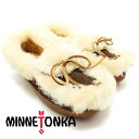 Minnetonka ミネトンカ ファーモカシン ULUTIMATE SLIPPER アルティメットスリッパ チョコ Minnetonka ミネトンカ レディース