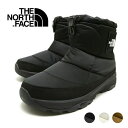 ノースフェース The North Face Nuptse Bootie WP Logo Short NF52280 ヌプシ ブーティ ウォータープルーフ ロゴ ショート ショートブーツ ユニセックス メンズ レディース 撥水 ウィンターブーツ ウールブラック ブラック