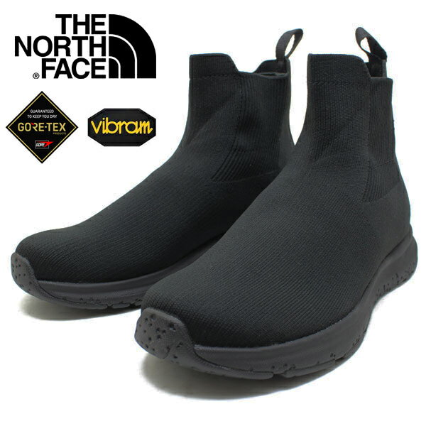 ザ・ノース・フェイス スニーカー レディース THE NORTH FACE Velocity Knit Mid II GTX Invisible Fit ノースフェイス ベロシティ ニット ミッド II ゴアテックス インビジブル フィット ユニセックス メンズ レディース ブラック ウォルナット NF52340　スニーカー