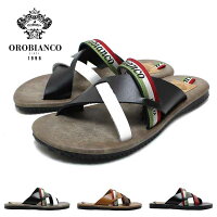 OROBIANCO オロビアンコ HASHIBA サンダル メンズ レザー サンダル 高級 ブランド 本革 日本製