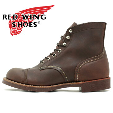 REDWING JAPAN正規品 レッドウィング RW8111 アイアンレンジブーツ アンバー“ハーネス” ダークブラウン【メンズサイズ】【レッドウイング キャップドトゥ レースアップワークブーツ】