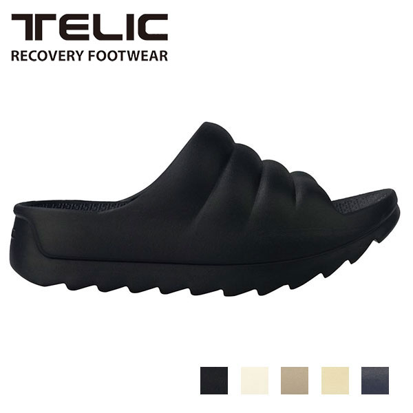 TELIC テリック W-CLOUD ダブル クラウド ユニセックス メンズ レディース リカバリーサンダル ビーチ プール ルーム リラックス シャークソール 厚底