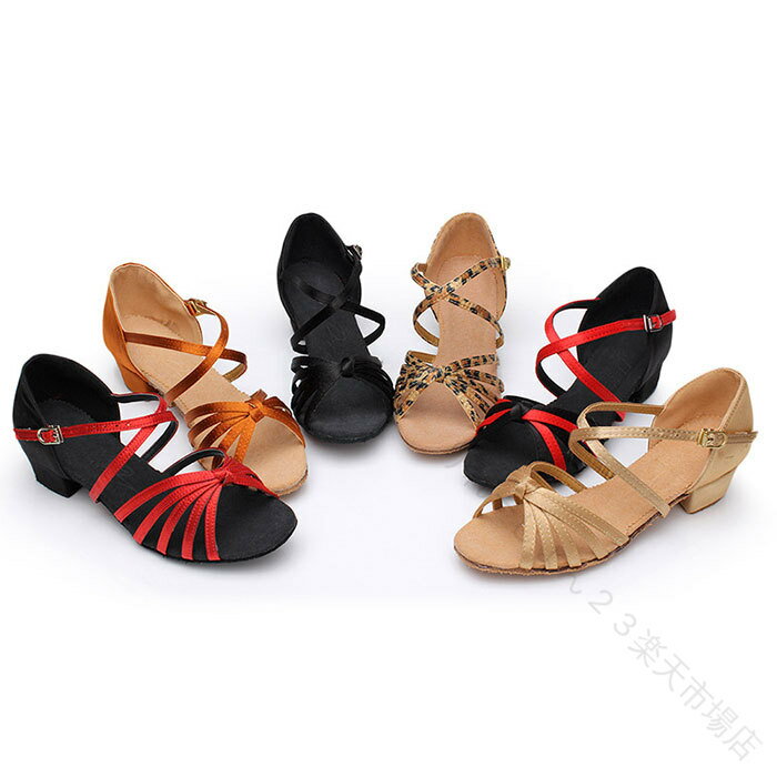 乐天商城 - 社交 ダンス シューズ ラテン シューズ ダンス 靴 社交 ダンス シューズ 女の子 子供靴 全16色 15色 レディース ダンス用品 ダンス シューズ レッスン 練習 着 大人 女性 ジュニア キッズ 子供 ソフト クッション シューズ 競技 舞台 発表会 ステージ 子供 の 日 演出 3cm