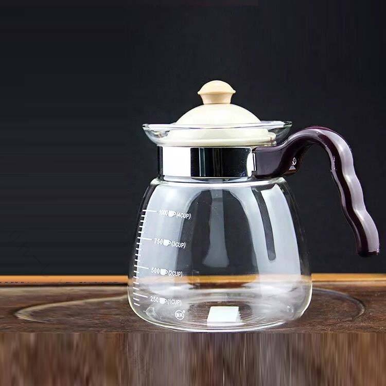 樂天商城 - 耐熱ガラス 直火対応 透明 ティーポット 麦茶ポット 1800ml 1000ml 大容量 洗いやすい 注ぎやすい おしゃれ シンプル ギフト 紅茶 お茶 ガラスピッチャー 急須 プレゼント