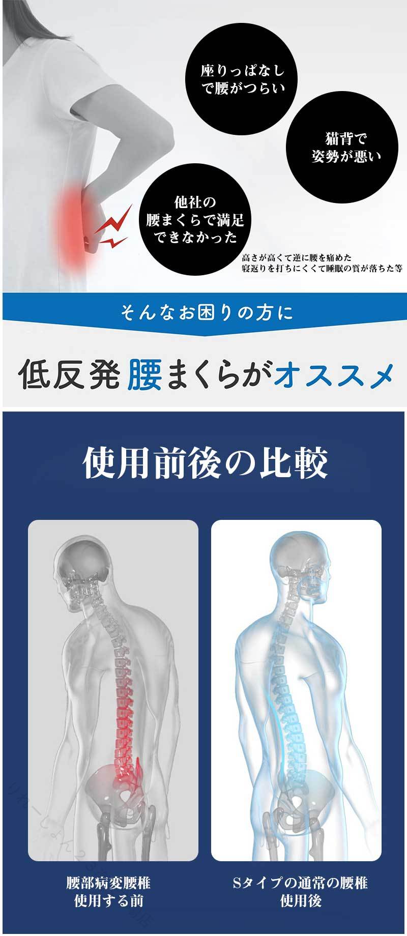 乐天商城 - 腰枕 腰クッション 低反発 体圧分散 反り腰対策 就寝用 腰サポート 睡眠快適 腰痛緩和 妊婦向け 敬老の日ギフト 父の日 母の日プレゼント 寝る時サポート スリープクッション ランバー