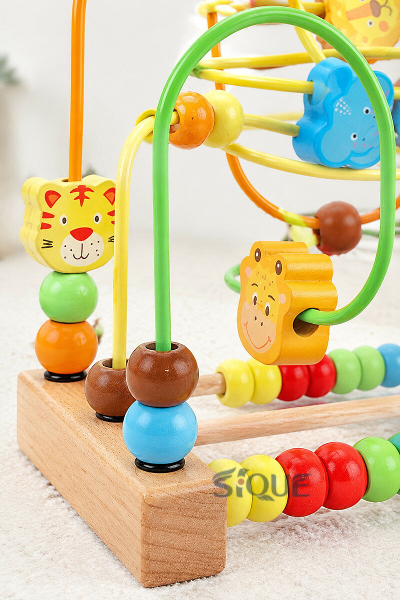 ルーピング 木製玩具 木のおもちゃ ビーズコース 知育 おもちゃ 積み木 誕生日 出...
