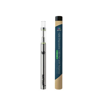 NATUuR 420 Disposable CBD PEN with Terpenes ナチュール 420 ディスポーザブル シービーディー ペン ウィズ テルペン CBD 4.2％ カンナビジオール カンナビノイド リキッド 電子タバコ vape