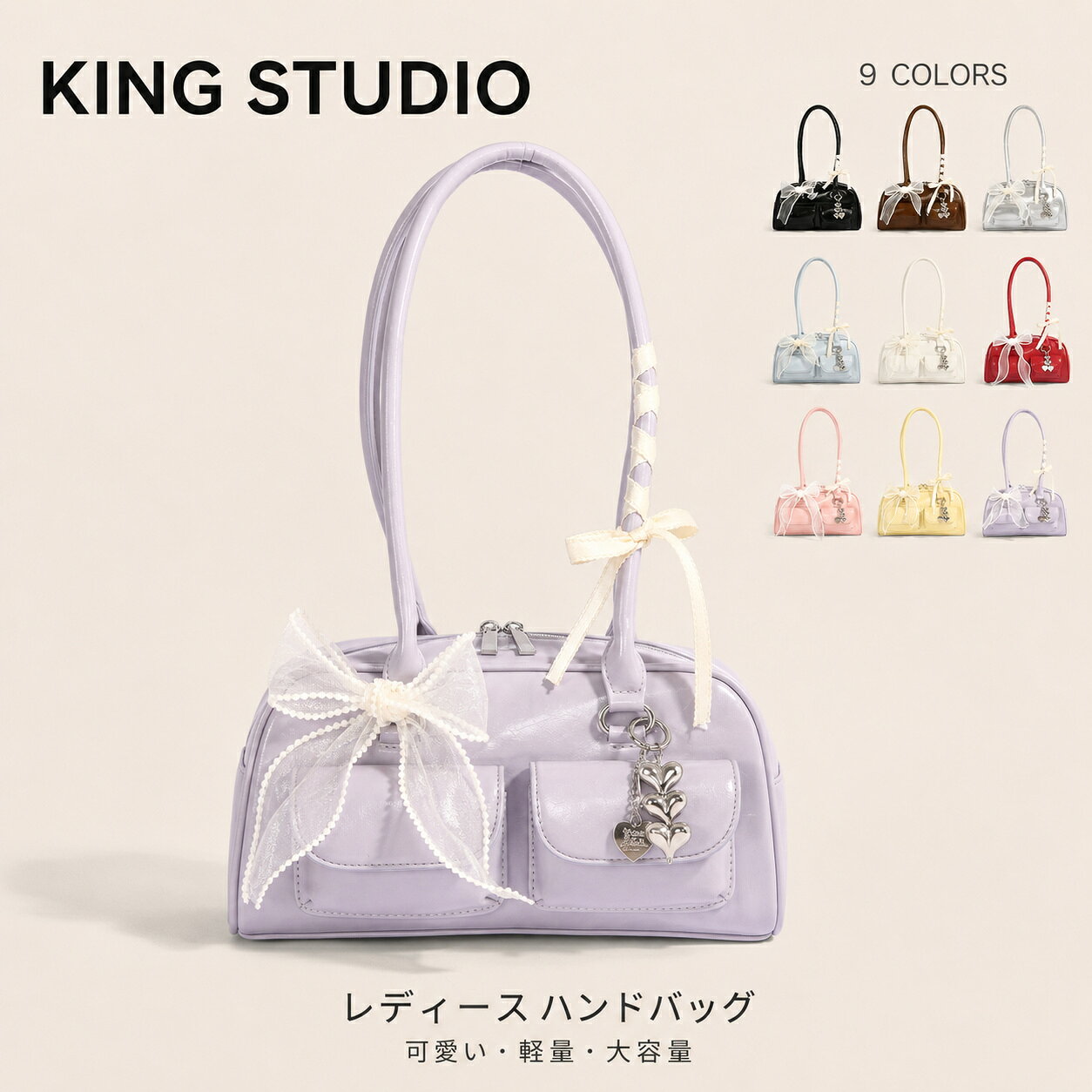 樂天商城 - レディース ハンドバッグ ショルダーバッグ ミニバッグ PUレザー 可愛い 小物 化粧品収納 軽量 大容量 肩掛け 長財布収納 通勤 カジュアル プレゼント