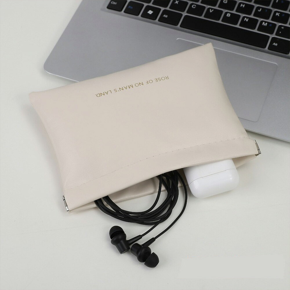 ガジェットポーチ コンパクト マグネット式 2点セット PC周辺小物 収納ケース トラベルポーチ 充電器ケーブル USBハブ収納ポーチ 保護ケース 小物入れ 防水 出張 旅行 relaxstyle-10000342 relaxstyle サンプル画像2