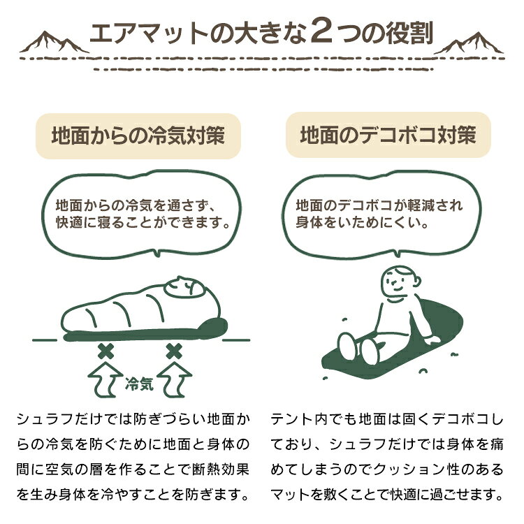 キャンプ マット 厚手 インフレーターマット 10cm 5cm アウトドアマット 自動膨張式 連結 インフレータブルマット 車中泊マット 寝袋 マット アウトドア キャンプマット 極厚 コンパクト 防災マット 防災 折りたたみ キャンプ マット relaxstyle-10001260 relaxstyle サンプル画像2