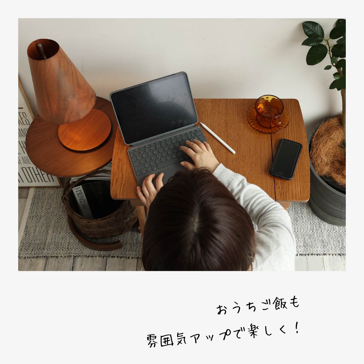 ドレッサー＆スツール [ M-3647 ] 鏡台 化粧台 ミラー 机 2WAY 折り畳み ドレッサ...