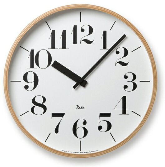 ＼レビュー特典対象/レムノス Lemnos リキクロック WR-0401L 掛け時計 タカタレムノス RIKI RIKICLOCK 【Y/83.5】【re1】 [2]