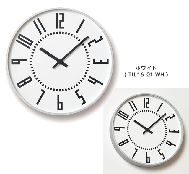 ＼レビュー特典対象/レムノス Lemnos eki clock エキ クロック TIL16-01 時計 掛け時計 五十嵐威暢デザイン タカタレムノス【Y/70.5】【re1】 [2]