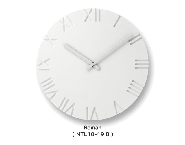 ＼レビュー特典対象/レムノス Lemnos CARVED カーヴド 直径30.5cm NTL10-19 Arabic Roman line 時計 掛け時計 寺田尚樹デザイン タカタレムノス【Y/71.5】【re1】 [3]