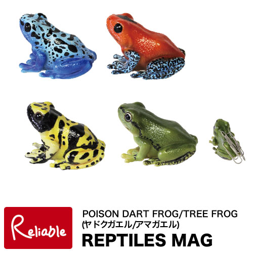 レプタイルズマグ ヤドクガエル アマガエル REPTILES MAG DART FROGS TREE FROG カエルの形のマグネット クリップホルダー 文房具 文具 ステーショナリー オブジェ リアル magnet【あす楽対応】