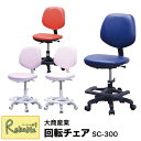 \レビュー特典対象/回転チェア SC-300 (ネイビー レッド ピンク パープル) 脚のせ着脱 座面背スライド PVC 2025年度 大商産業【S/Y 130...