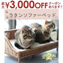 【最大3000円OFFクーポン※スーパーSALE】ペット用ラタンソファーベッド | ペット用 ソファー 籐 ラタン ベッド ネコ 犬 猫 ペット ペットソファー...