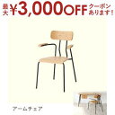 【最大3000円OFFクーポン※お買い物マラソン】送料無料 アームチェア 1脚 | スタイリッシュ シンプル おしゃれ 北欧家具 ダイニング いす イス 椅子 ...