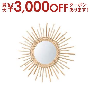 【最大3000円OFFクーポン※お買い物マラソン】ミラー 壁掛け ラタン 手編み | 壁掛けミラー 鏡 壁掛け鏡 掛けミラー ミラー 鏡台 玄関ミラー 人気 おすすめ おしゃれ かわいい シンプル ナチュラル モダン 北欧 家具 インテリア プレゼント ギフト 贈り物