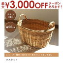 【最大3000円OFFクーポン※お買い物マラソン】籐 バスケット | 家具 籐家具 雑貨 小物 収納 インテリア かご 籐 ラタン アジアン ナチュラル 軽い 自然 天然素材 オシャレ かわいい 取っ手 バリ おしゃれ シンプル カゴ 新生活 大きい お