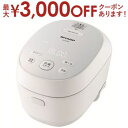 【最大3000円OFFクーポン※お買い物マラソン】送料無料 シャープ 炊飯器 KS-HF05B | KSHF05B PLAINLY ホワイト系 IH 3合