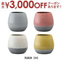 【最大3000円OFFクーポン※スーパーSALE】陶器鉢 Mサイズ | 植木鉢 おしゃれ 陶器鉢 直径14.5cm おしゃれ シンプルポット プランター ガーデ...