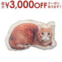 クッション ネコ 猫 ねこ 猫柄 フェイクファー キャット cat ファー ふわふわ 猫風 プリント デザイン 柄 アクセント 個性的 かわいい 可愛い 癒し 子供部屋 こども 子供 子ども ポリエステル どっきり ソファ ソファー ベッド アニマル 動物 自然 にゃんこ ベッドルーム 茶(3)