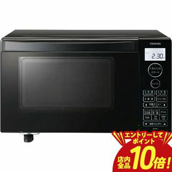 TOSHIBA - 【P10倍（要エントリー）＋クーポン／お買い物マラソン】東芝 オーブントースター ER-40A | TOSHIBA オーブンレンジ 縦開き 18L ブラック ER-40AK