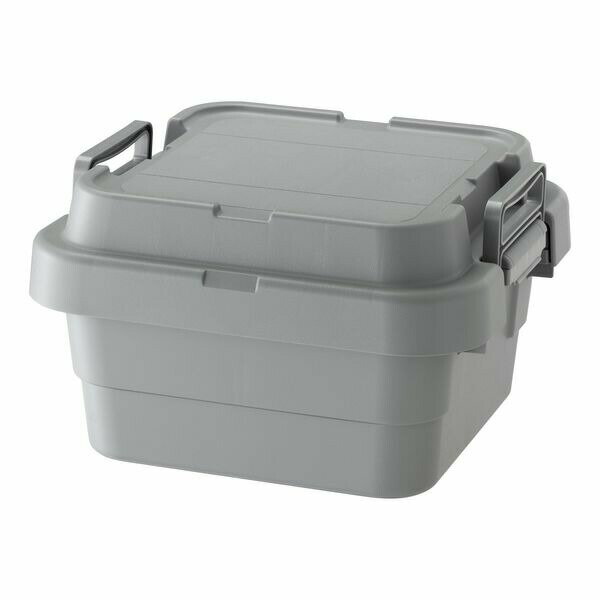 収納ボックス | 収納ケース 容量18リットル アウトドア 衣類収納 おもちゃ箱 フタ付き 座れる スツール..