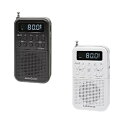 【7/30限定!店内全品ポイント2倍!更にお得なクーポン有】オーム電機 ポケットラジオ RAD-P332N | OHM 2バンドポケットラジオ 充電式 ブラック...