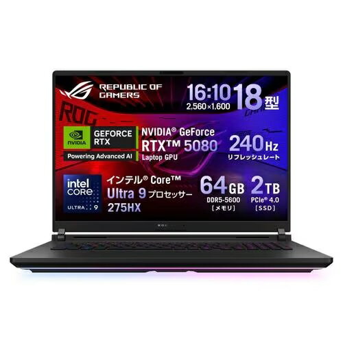  ΡPC G835LW-U9R5080 | ASUS Ρȥѥ ROG Strix SCAR 18