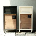 宅配ボックス W42×D35.5×H82.5cm | ポスト付き ポスト一体型 郵便ポスト 郵便受け 一戸建て用 大容量 置き配ボックス スタンドポスト 置き型...