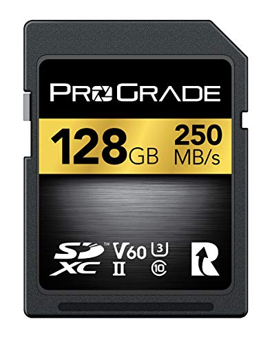 【あす楽当日発送】ProGrade Digital プログレードデジタル 【SDXC UHS-II V60】 GOLD 128GB 正規輸入品