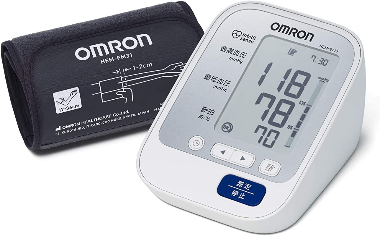 OMRON オムロン 上腕式血圧計 HEM-7134 自動電子血圧計