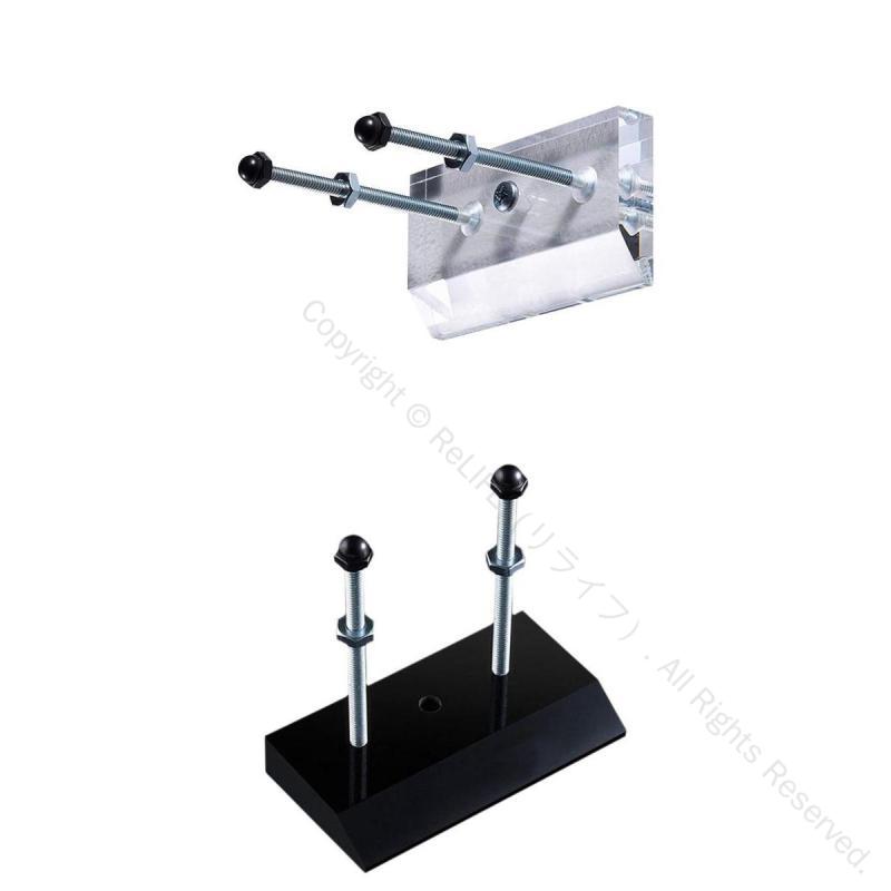 2xアクリルスケートボードハンガー収納ラックロングボード用壁掛けリビングルーム収納スタイリッシュで丈夫なデザイン省スペース対応便利なセット