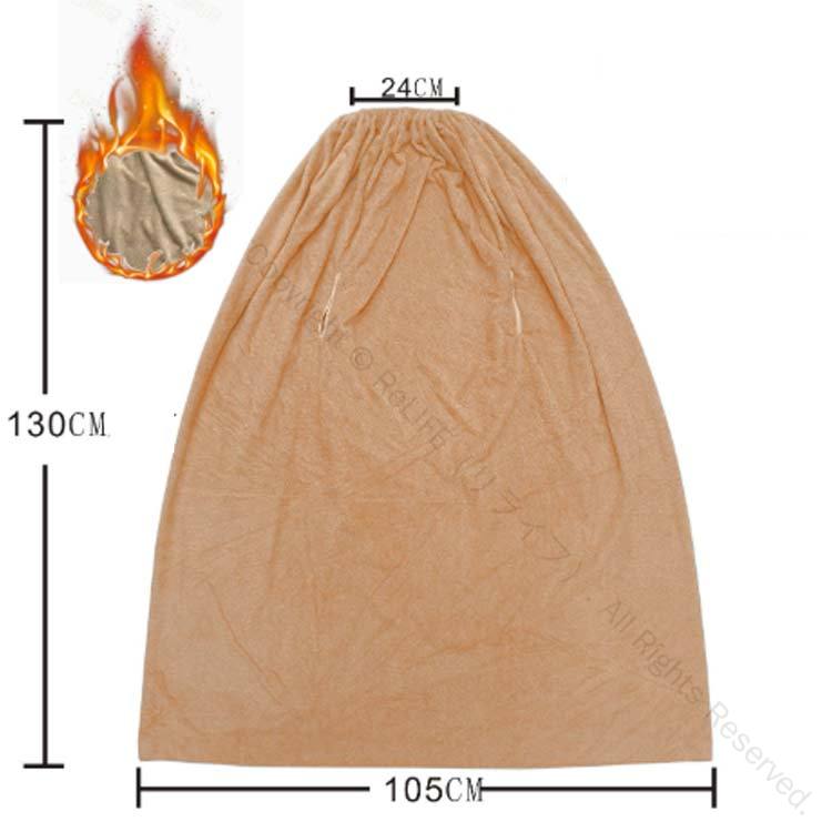 吸水性よもぎ蒸しマント温活手出し穴あり洗濯可能柔らかい袖穴あり業務用軽量保温性家庭用座浴用自宅用..