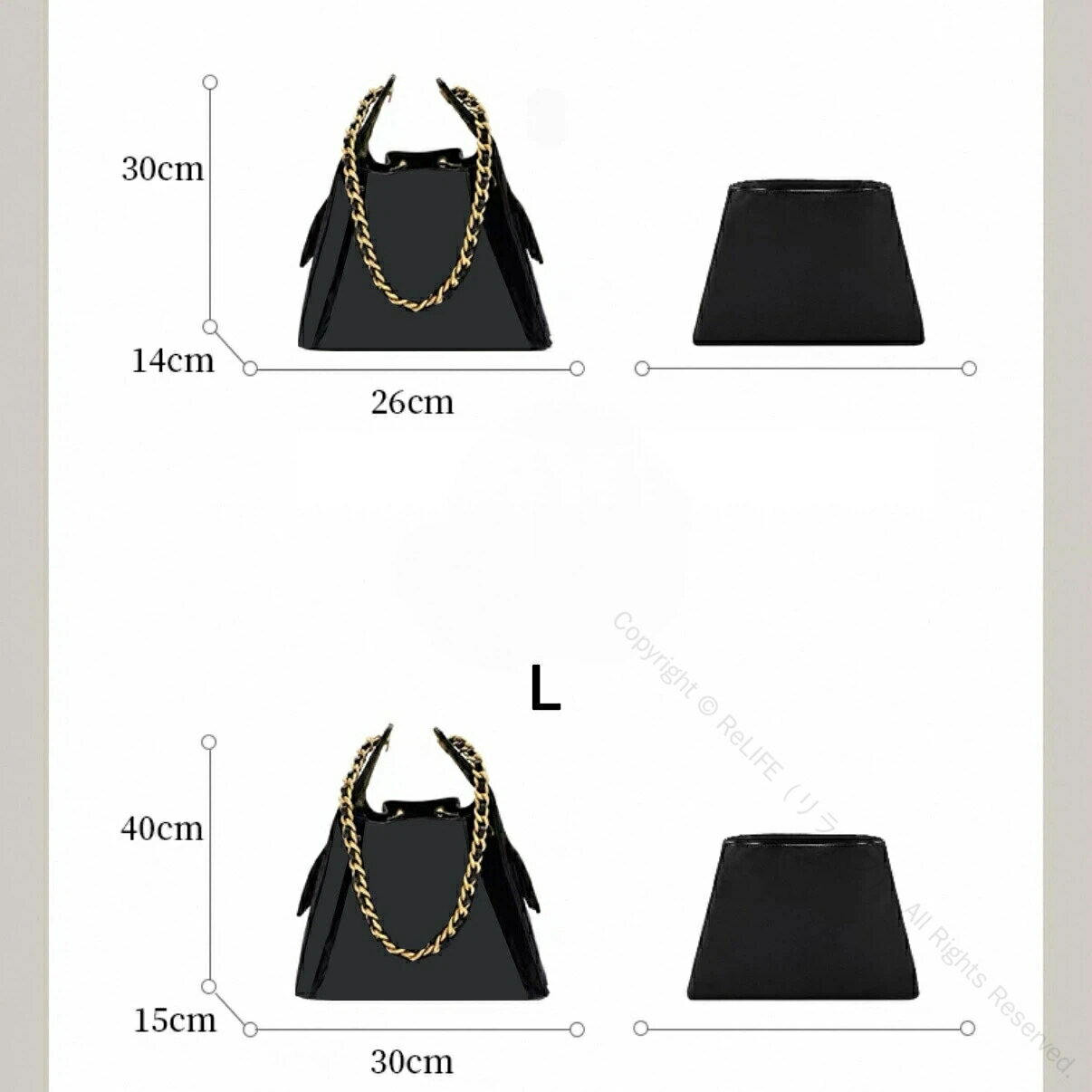 バッグインバッグ 25対応 シャネル ホーボーバッグ対応 ナイロン 自立 インナーバッグ ピッタリ収納 軽量 整理 整頓 通勤 仕分け バッグ内 小物入れ 防水 水洗可能 底汚れ防止(4)