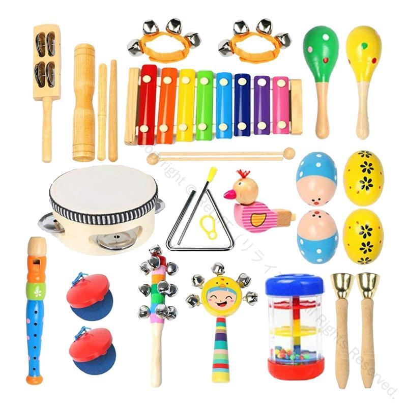 説明:完全なリズム楽器セット-楽器を振る、叩く、叩く、吹くなど、15種類の22個の楽器。子供、男の子、女の子のための創造的な誕生日プレゼントまたはクリスマスプレゼント。高品質の楽器-高品質の無毒の素材でできており、幼児にとって安全で信頼性があります。簡単な掃除と保管-簡単な掃除と保管のための高品質のトートバッグ。完璧なサイズのおもちゃと持ち運び可能なキャリーバッグは、おもちゃの管理をはるかに簡単にし、お子様の利便性を高めます。音楽教育のおもちゃ-子供たちを動かし、溝を掘り、ビートを感じさせ、音楽とオーディオの可能性と感度を発見し、最初の音楽の概念を研究し、おもちゃを演奏することで親と子供たちの間の相互作用を増やすための完璧なインスピレーションを与えるおもちゃのセット。安全なおもちゃ-無毒の素材で作られた、あなたの小さな子供のためのおもちゃ。パッケージに含まれるもの:22ピース木製打楽器おもちゃ注意:手動測定による1〜3mmの測定偏差を許容してください。モニターや光の効果が異なるため、実際の色は写真に表??示されている色と若干異なる場合があります。ありがとうございます！※本製品は、電波法令で定められている技術基準に適合していることを証明する技適マークが貼付されていない無線機器であり、日本国内で使用する場合は、電波法違反になる恐れがございます.ご使用の際には、十分ご注意下さいますようお願いいたします. 指定された配送時間は承っておりません。【ReLIFE（リライフ）】