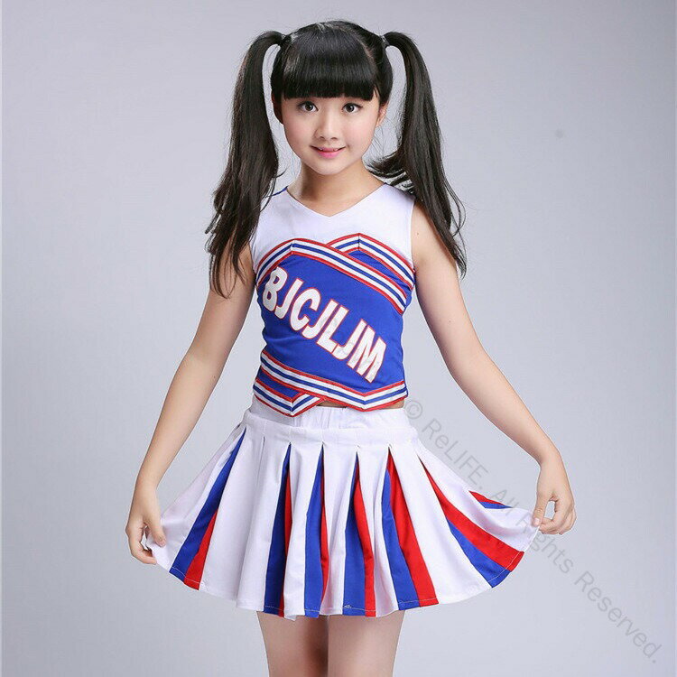 キッズ ダンス チア衣装 セットアップ チアダンス チアガール チアリーダー 衣装 スカート キッズ 大人 レディース チアリーダー スパンコール ヒップホップ...