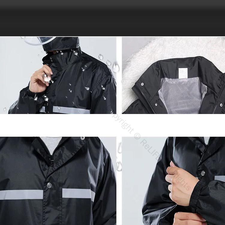 メンズ レディース 自転車用 レインウェア 簡易 バイク 上下セット 通学用 ストレッチ加工 レインパンツ PVC素材 学生 雨具 林業向け 防水耐久性抜群