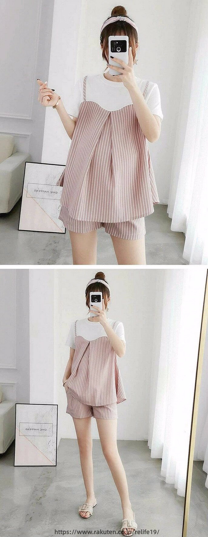 マタニティ パジャマ 半袖 授乳服 ルームウェア セットアップ マタニティ ルームウ...