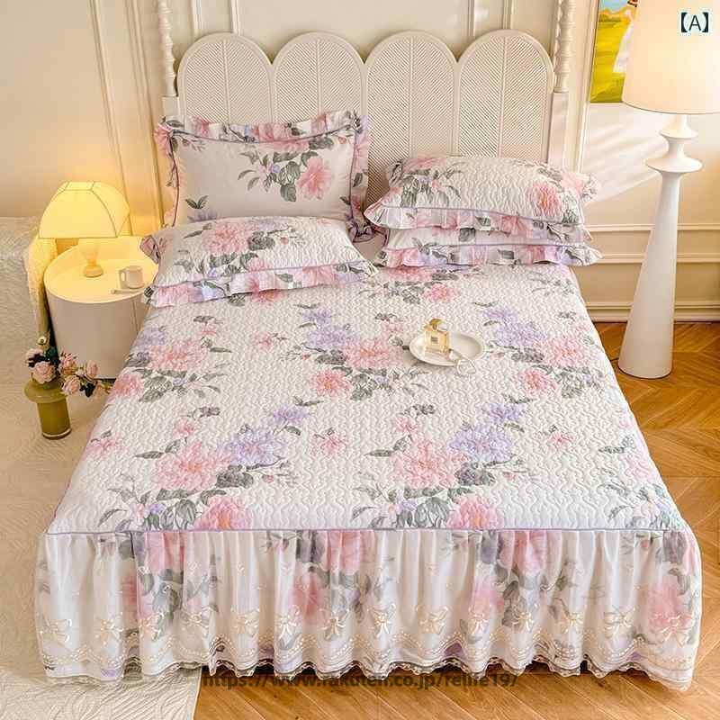 【原産国／製造国: 中国】 .ベッドスカート カバー シングル ピース キルティング 厚手 綿 コットン素材 ベッドスプレッド 12 15 18 2 m 滑り止め付き カバー 洗濯可能 通気性 快適 睡眠向け 防塵 防ダニ おしゃれ かわいい シンプル モダン ベーシック 寝具 インテリア ベッド用 ピースタイプ シングルサイズ 厚手 キルト加工 ベッドルーム用 人気 おすすめ ランキング セール 収納 実用的 快適さ向上 ほこり対策 アレルギー対策 簡単設置 保護用 交換用 睡眠改善。 指定された配送時間は承っておりません。【タカミストア】