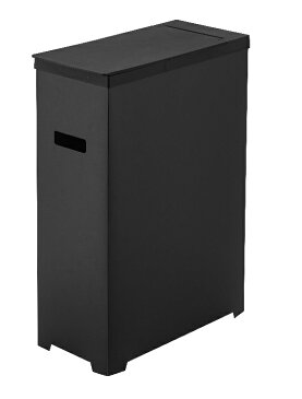 スリム蓋付きゴミ箱 2個組【タワー/tower】(ホワイト5205/ブラック5206)山崎実業(YAMAZAKI)組立式 トラッシュカン ごみ箱 折りたたみ