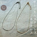 サージカルステンレスパイプネックレス AGILITA T・T【レディース】【アクセサリー】【ネックレス】